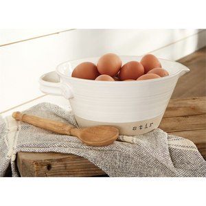 Stoneware Mixing Bowl Set